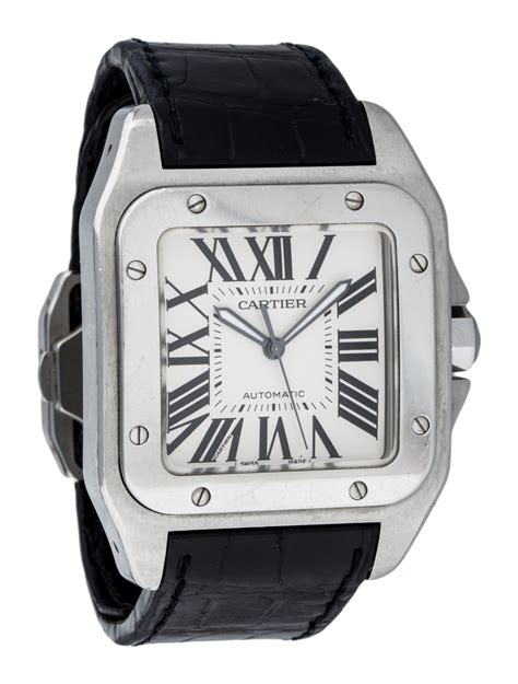 cartier watch santos price|cartier watches santos 100 price.